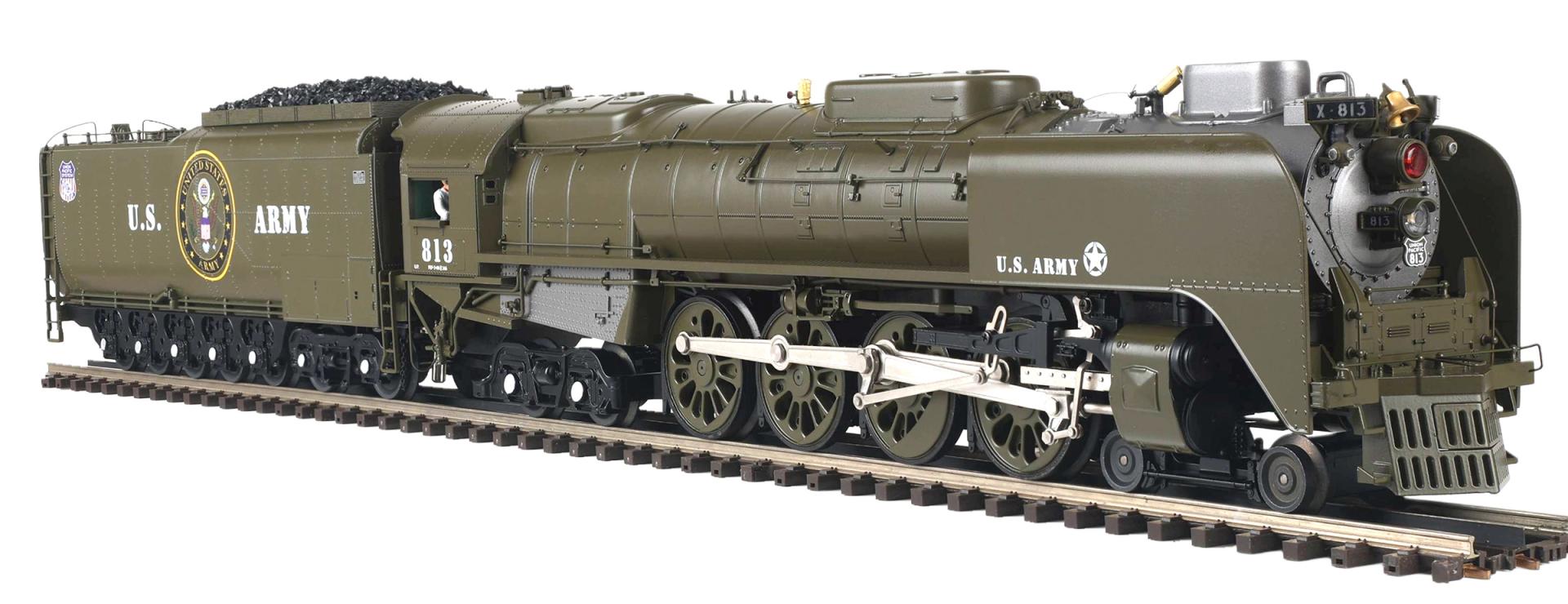 U.S. Army O Scale Premier FEF 4-8-4 Northern Steam Engine w/Proto